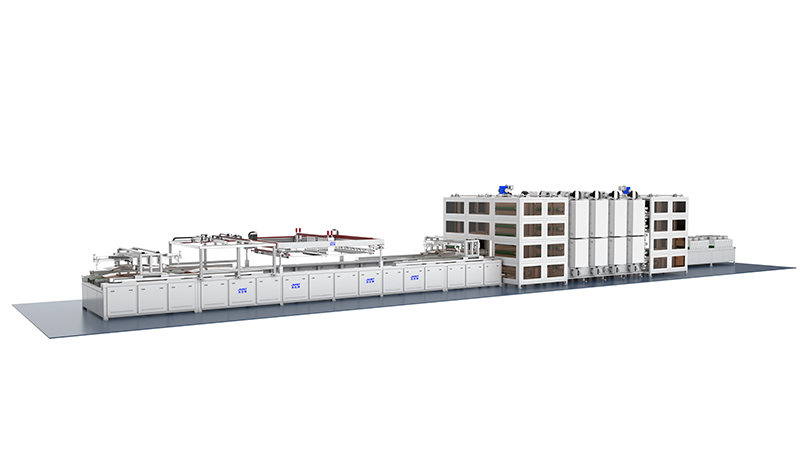 Fully Automatic Multi-Curved Glass Screen Printing Line: Suitable for printing automotive starry-sky roofs, panoramic roof glass, and multi-curved architectural glass.