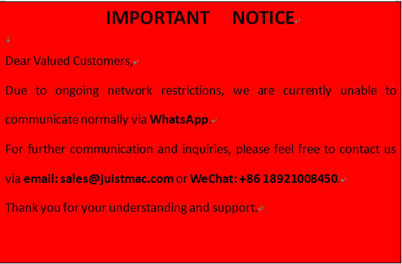 IMPORTANT NOTICE